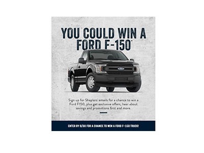 Sheplers Ford Truck Sweepstakes