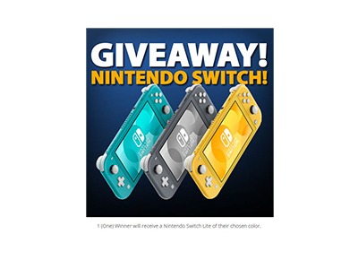 Nintendo Switch Lite Giveaway