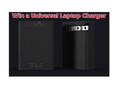 Revolutionary Eggtronic Sirius 65W Universal Laptop Charger Giveaway