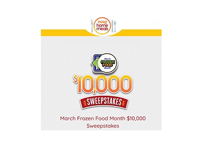 Easy Home Meals Frozen Food Month Sweepstakes