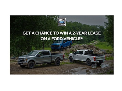 Win a Ford Vehicle 2 Year Lease