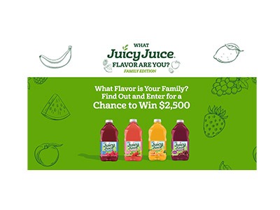 Juicy Juice What Flavor Are You Sweepstakes