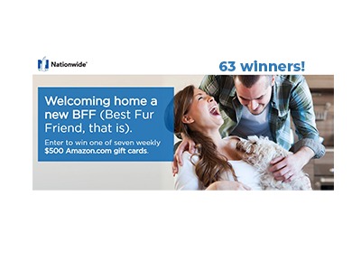 Nationwide Best Fur Friend Sweepstakes