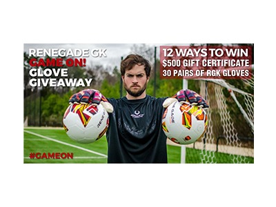 Renegade GK GAME ON! Glove Giveaway