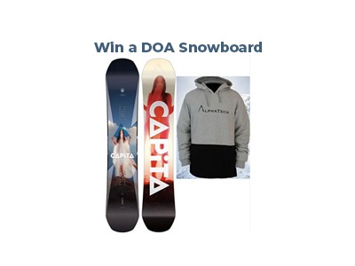 Win a DOA Snowboard