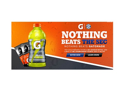 Nothing Beats Gatorade Sweepstakes
