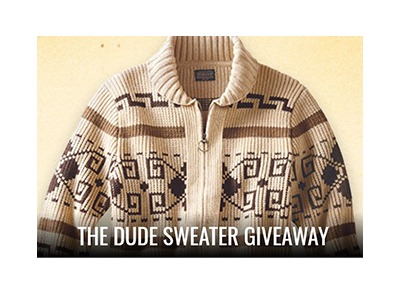 The Big Lebowski Sweater Sweepstakes