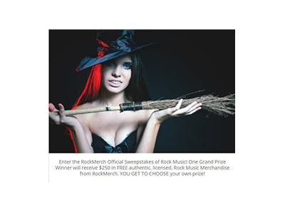RockMerch Witches Rock Sweepstakes