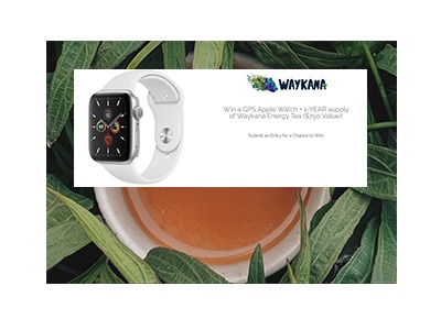 Win an Apple Watch + Waykana Energy Tea