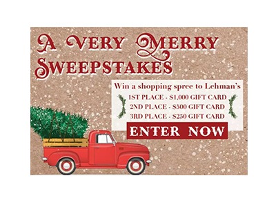 Lehman's A Very Merry Sweepstakes