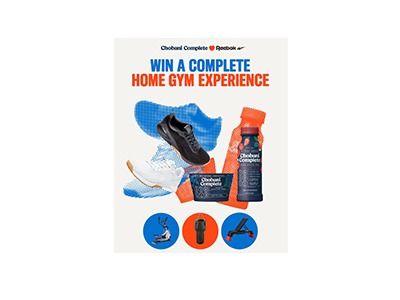 Chobani Reebok Home Gym Makeover Sweepstakes