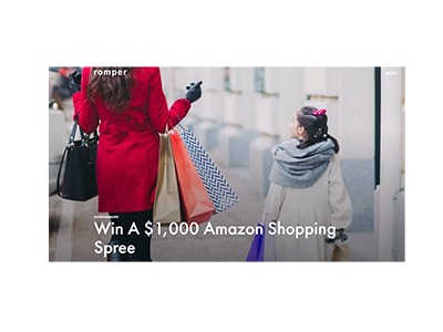 Romper Amazon Shopping Spree Sweepstakes