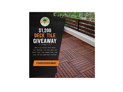 Advantage Lumber Deck Tile Giveaway
