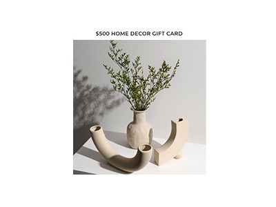 Improving Homes Home Decor Gift Card Giveaway