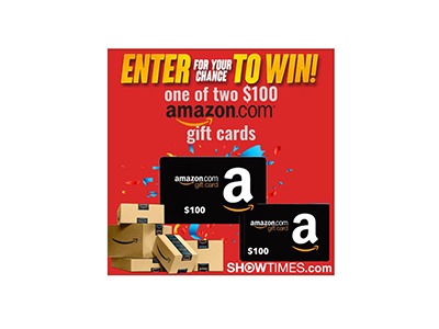 Showtimes Amazon Gift Card Sweepstakes