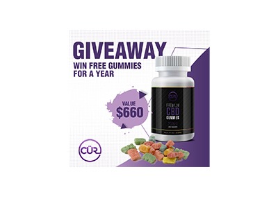 Win a 1-Year Supply Of CÜR CBD Gummies