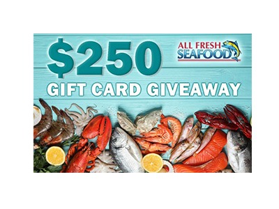 All Fresh Seafood $250 Gift Card Giveaway