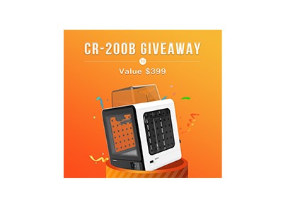 CR-200B Fully Enclosed 3D Printer Giveaway