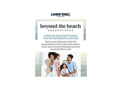 Lands’ End Beyond the Beach Sweepstakes