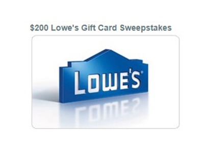 The Beat $200 Lowe's Gift Card Giveaway