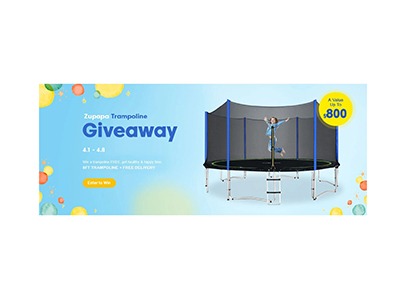 Zupapa Trampoline Giveaway
