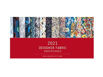 2021 Designer Fabric Sweepstakes