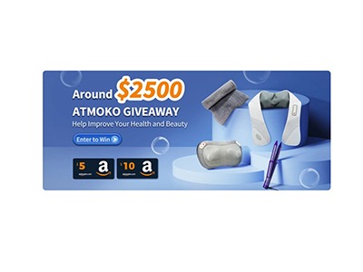 ATMOKO Spin and Win Prize Giveaway