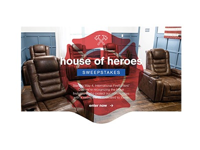 Ashley Furniture House of Heroes Sweepstakes