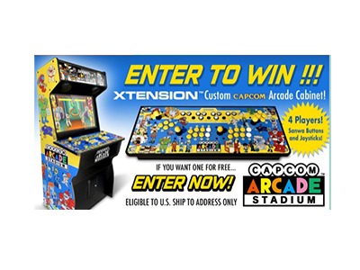Capcom Arcade Stadium Custom Arcade Cabinet Giveaway
