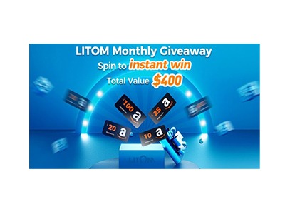 LITOM Amazon Gift Card Giveaway