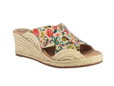 Normi Stretch Elastic Espadrille Wedge Sandal Giveaway