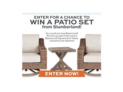 Slumberland Memorial Day Patio Giveaway