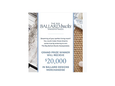 Big Ballard Bucks Sweepstakes