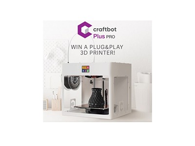 Win a Craftbot Plus PRO 3D Printer