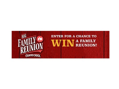 Country Crock Big Family Reunion Sweepstakes