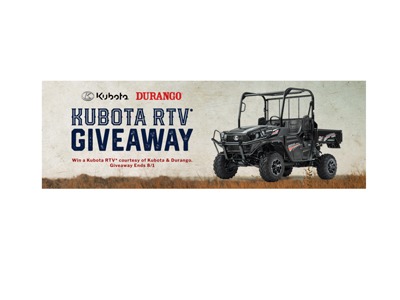 Durango Cavender’s Kubota RTV Sweepstakes