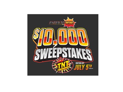 TNT Fireworks $10,000 Sweepstakes