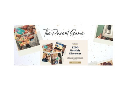 The Parent Game $200 Monthly Giveaway