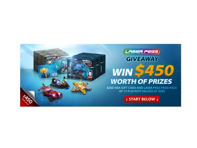 Laser Pegs Sweepstakes