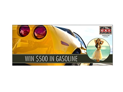 Win $500 in Gasoline Gift Cards
