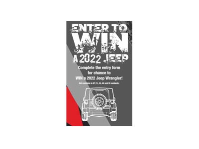 2022 Jeep Wrangler Sweepstakes