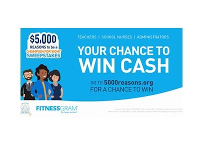 5000 Reasons to be a Champion for Sight Sweepstakes
