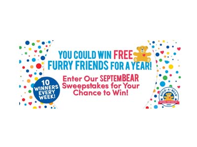 Build-A-Bear Workshop SeptemBEAR Sweepstakes