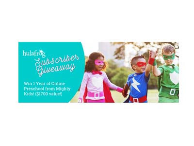 Hulafrog Mighty Kids Online Preschool Giveaway