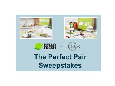 Hello Fresh Lenox The Perfect Pair Sweepstakes