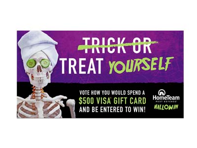 HomeTeam HalloWin Sweepstakes