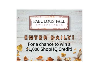 ShopHQ’s Fabulous Fall Sweepstakes