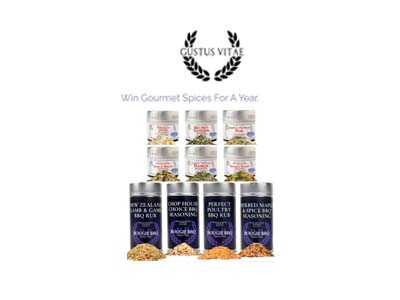 Win Gourmet Spices For A Year