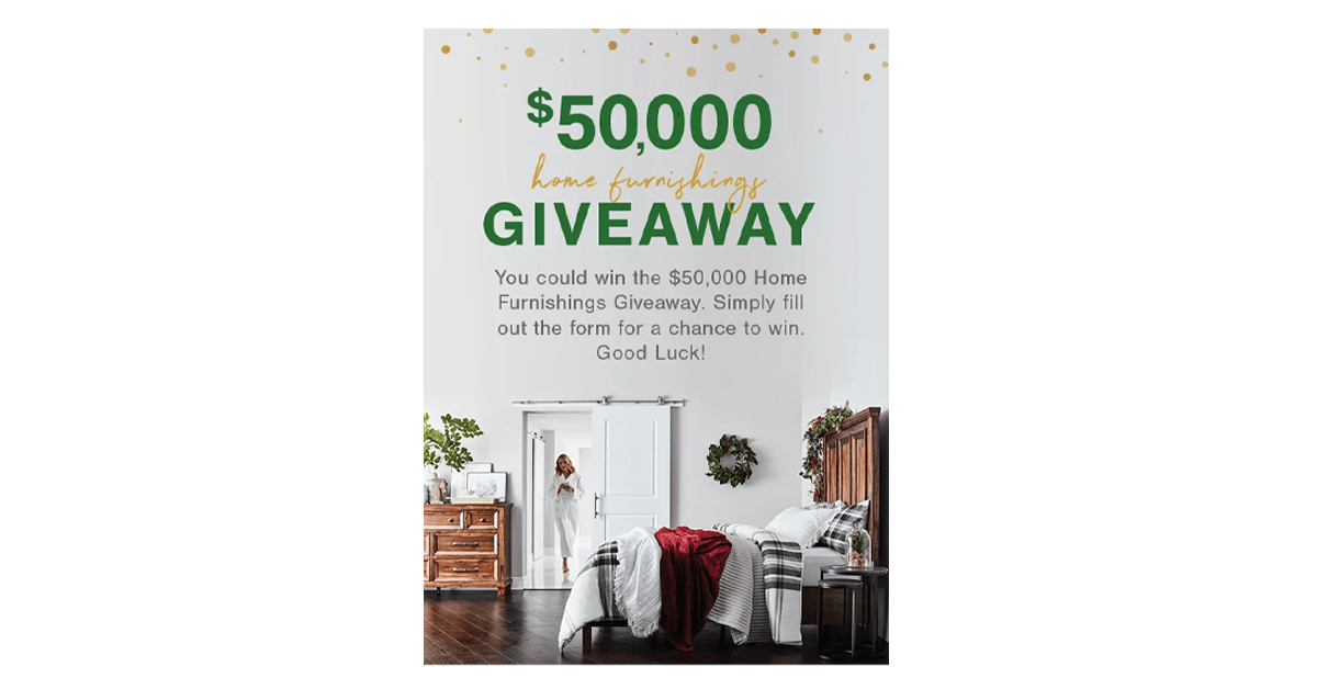 Ashley Homestore Black Friday $50,000 Furniture Giveaway