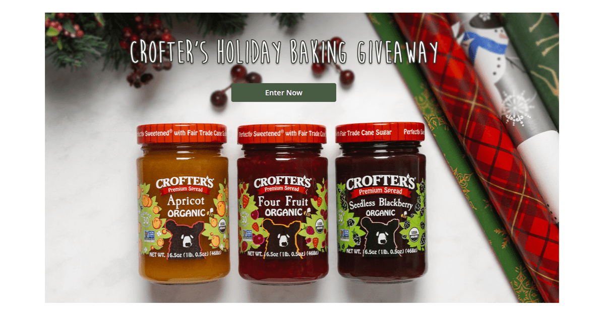Crofter’s Holiday Baking Giveaway